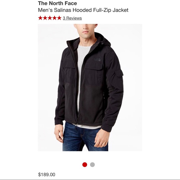 north face men's salinas jacket